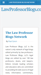 Mobile Screenshot of lawprofessorblogs.com
