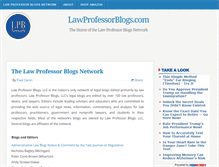 Tablet Screenshot of lawprofessorblogs.com